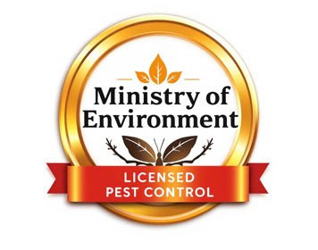 Licensed Pest Control in Canada by the Ministry of Environment